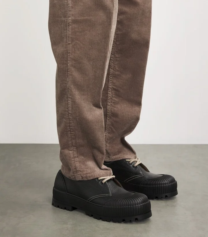 Emporio Armani Leather Derby Shoes - Image 2