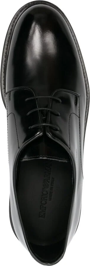 Emporio Armani Leather Laced Shoes - Image 2