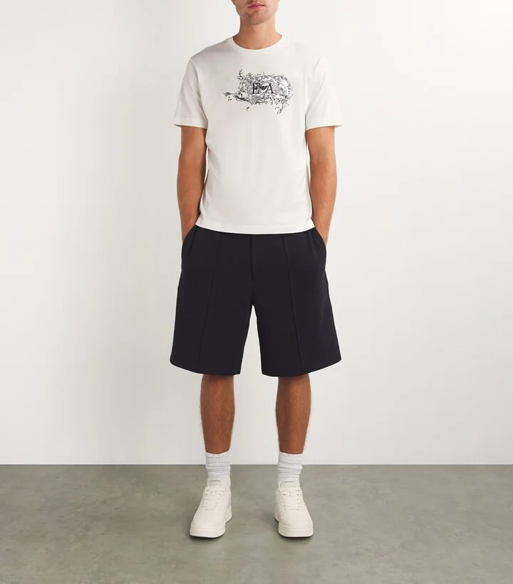 Emporio Armani Leather Low-Top Sneakers - Image 2