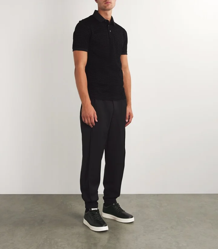 Emporio Armani Leather Low-Top Sneakers - Image 2