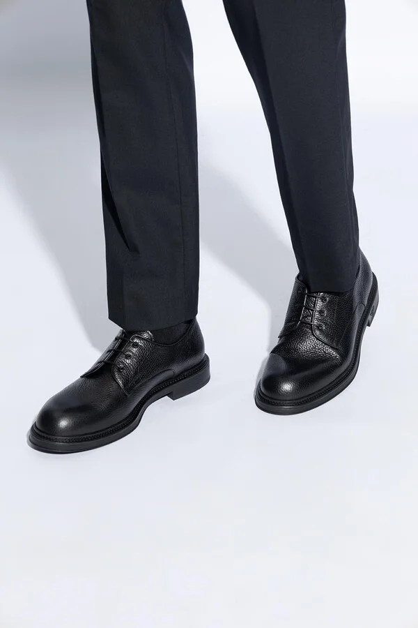 Emporio Armani Leather Shoes - Image 2