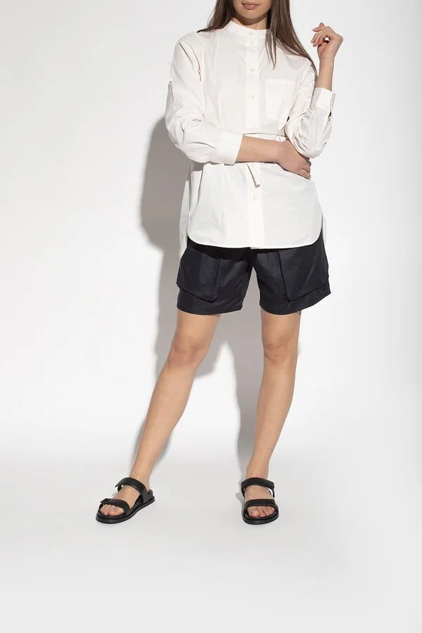 Emporio Armani Leather Slides With Logo - Image 3
