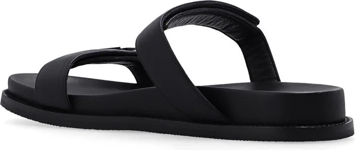 Emporio Armani Leather Slides With Logo - Image 5