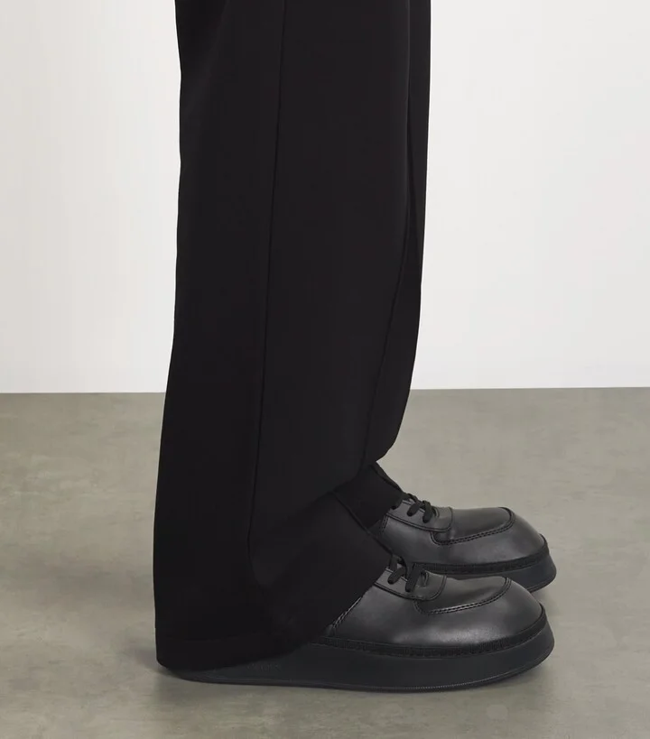 Emporio Armani Leather Sneakers - Image 6