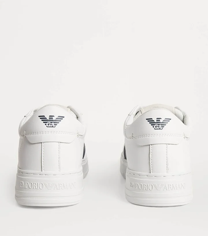 Emporio Armani Leather Sneakers - Image 4