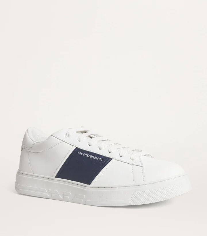 Emporio Armani Leather Sneakers - Image 5