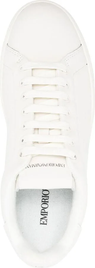 Emporio Armani Leather Sneakers - Image 3