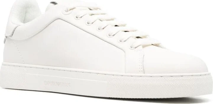 Emporio Armani Leather Sneakers - Image 4