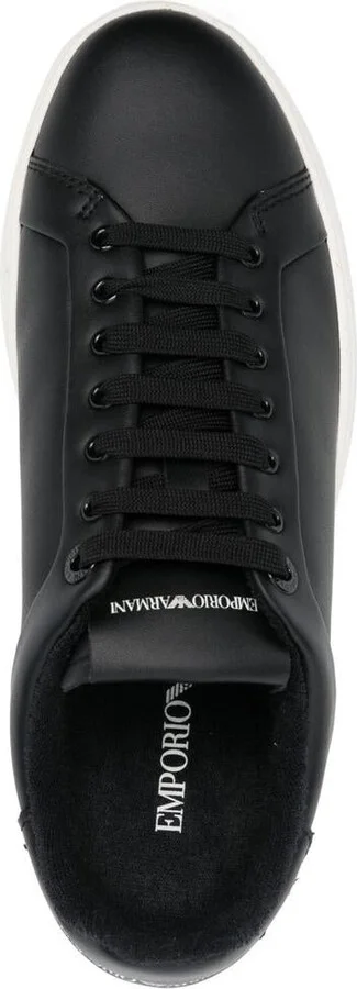 Emporio Armani Leather Sneakers - Image 3
