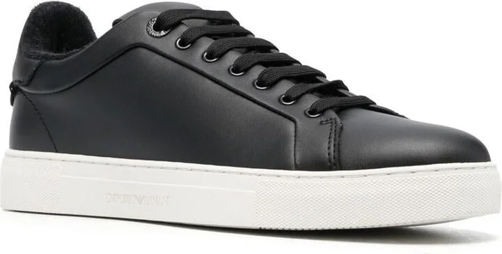 Emporio Armani Leather Sneakers - Image 4