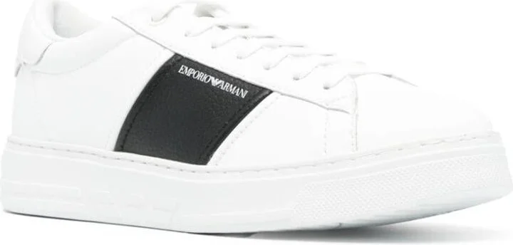 Emporio Armani Leather Sneakers - Image 2