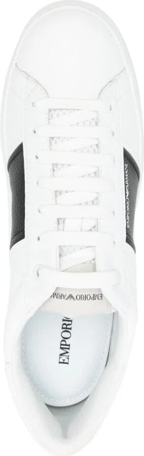 Emporio Armani Leather Sneakers - Image 3