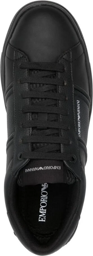 Emporio Armani Leather Sneakers - Image 3