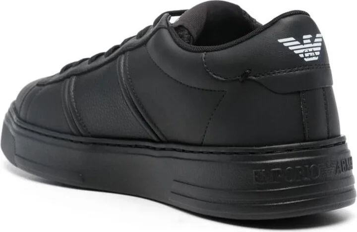 Emporio Armani Leather Sneakers - Image 4