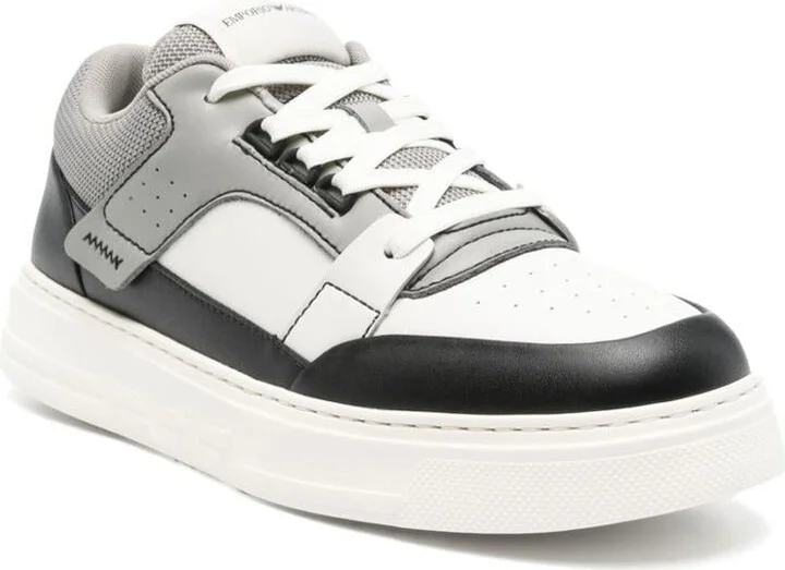 Emporio Armani Leather Sneakers - Image 2