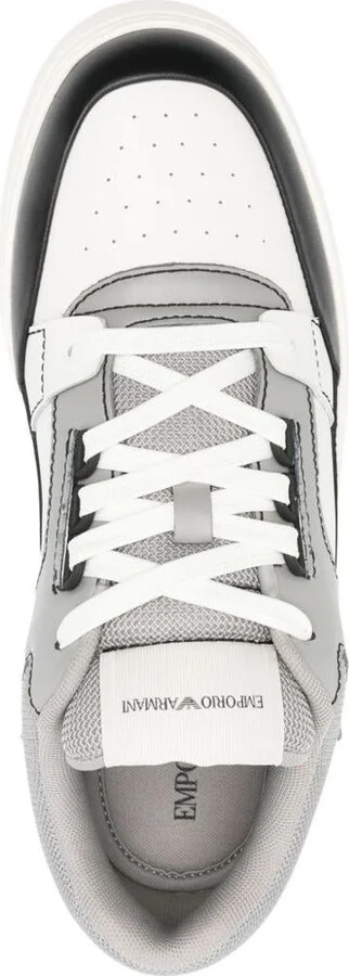 Emporio Armani Leather Sneakers - Image 3