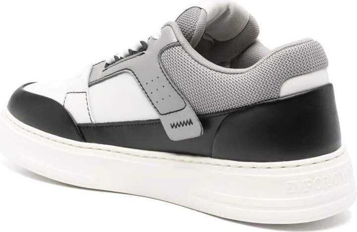 Emporio Armani Leather Sneakers - Image 4