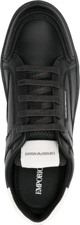 Emporio Armani Leather Sneakers - Image 2