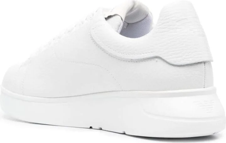 Emporio Armani Leather Sneakers - Image 3