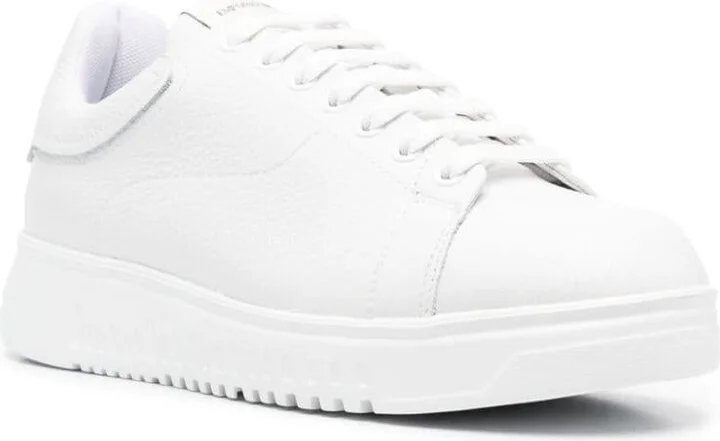 Emporio Armani Leather Sneakers - Image 4