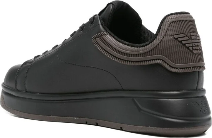 Emporio Armani Leather Sneakers - Image 2