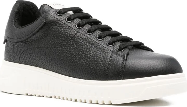 Emporio Armani Leather Sneakers - Image 2