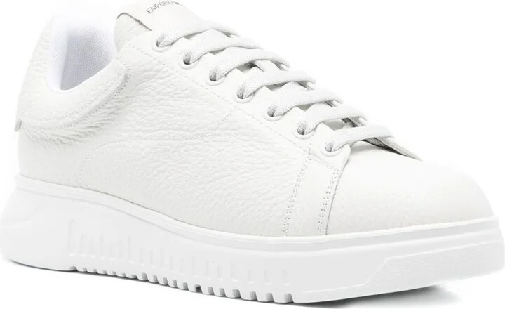 Emporio Armani Leather Sneakers - Image 2
