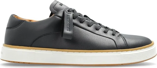 Emporio Armani Logo Embossed Sneakers