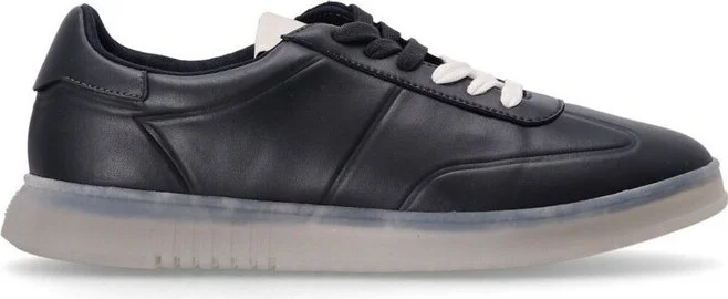 Emporio Armani Logo Patch Lace-Up Sneakers