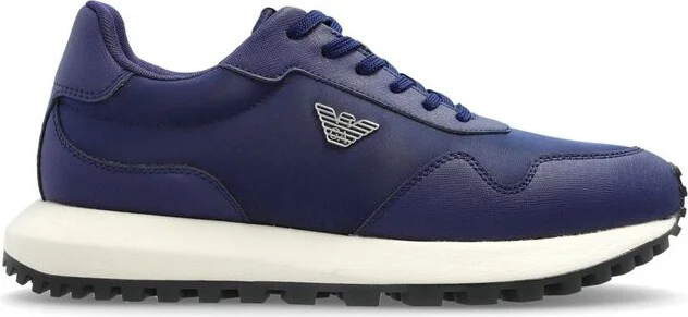 Emporio Armani Logo Patch Low-Top Sneakers
