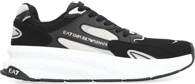 Emporio Armani Mesh Panelled Sneakers