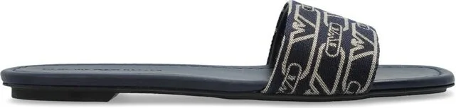 Emporio Armani Monogram Jacquard Slip-On Slides