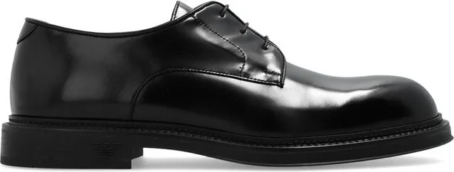 Emporio Armani Panelled Derby Low-Top Shoes
