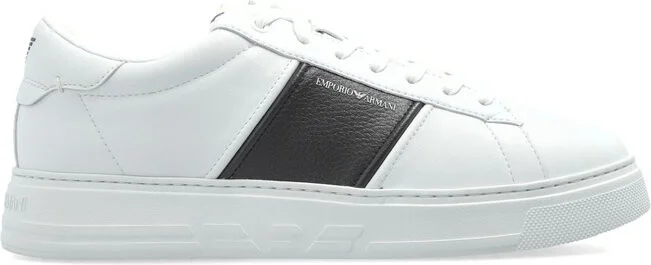 Emporio Armani Panelled Lace-Up Sneakers