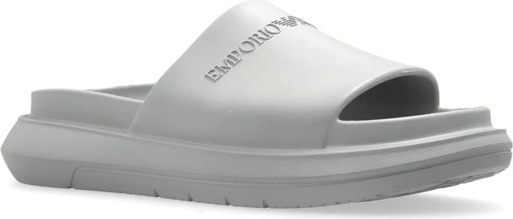 Emporio Armani Rubber Flip-flops With Logo - Image 4