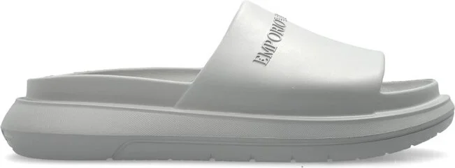 Emporio Armani Rubber Slides With Logo