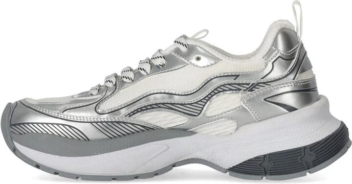 Emporio Armani Silver Sneaker - Image 3