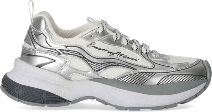 Emporio Armani Silver Sneaker