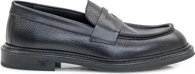 Emporio Armani Slip-On Penny Loafers
