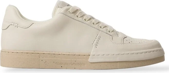 Emporio Armani Smooth Leather Sneakers