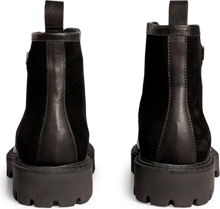 Emporio Armani Suede-Leather Ankle Boots - Image 2