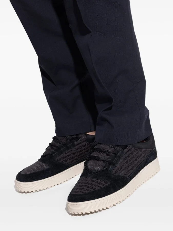 Emporio Armani Suede Leather Sneakers - Image 3