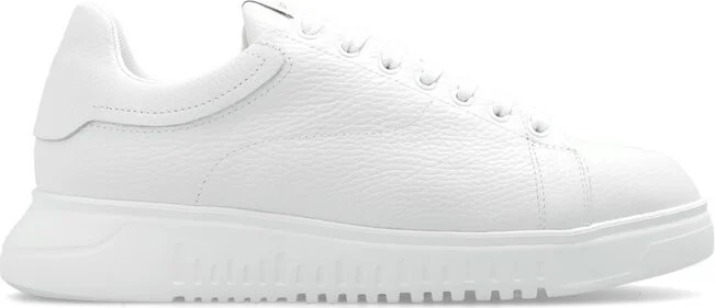 Emporio Armani Tumbled Low-Top Sneakers