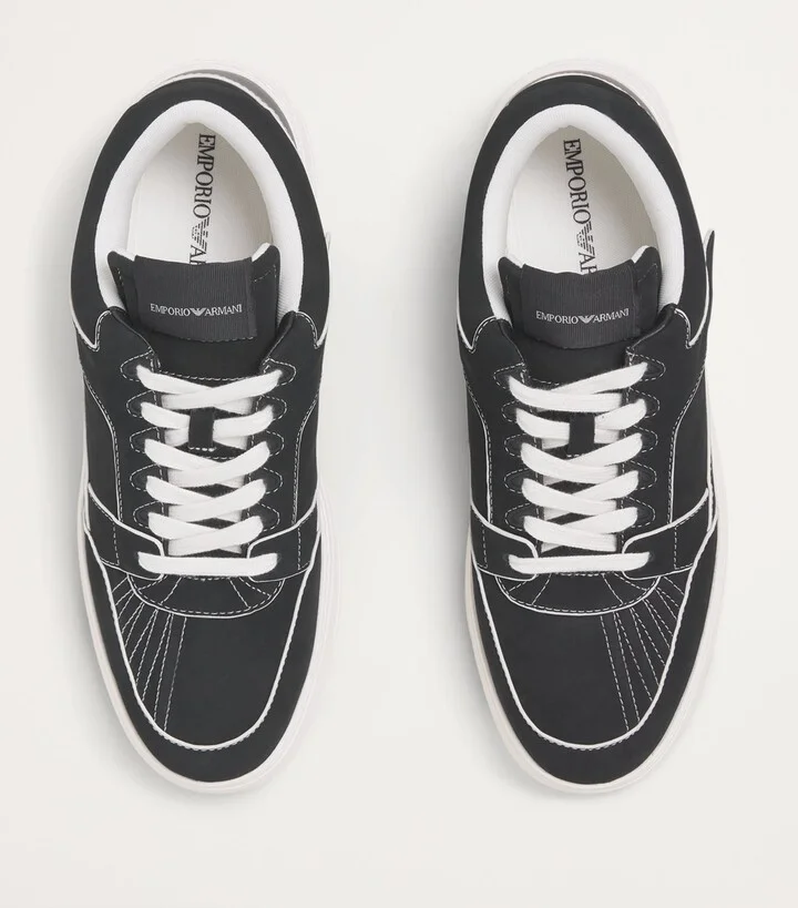 Emporio Armani Vachetta Leather Sneakers - Image 3
