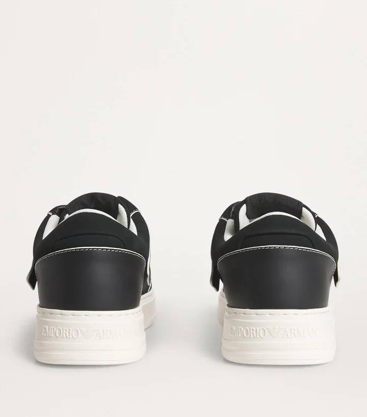 Emporio Armani Vachetta Leather Sneakers - Image 4
