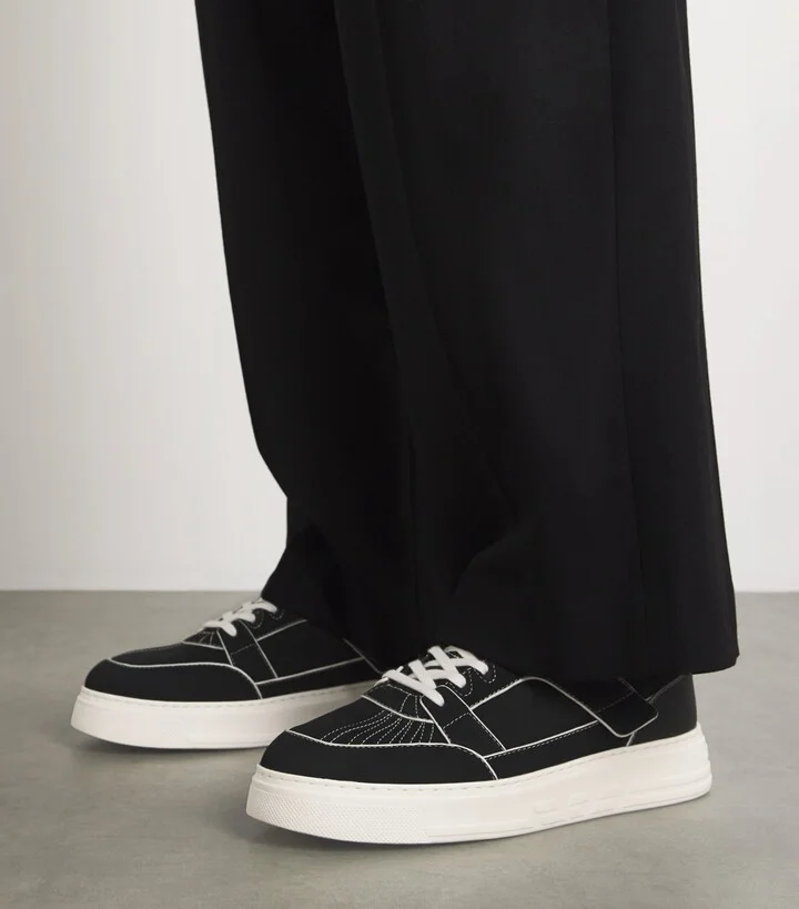 Emporio Armani Vachetta Leather Sneakers - Image 6