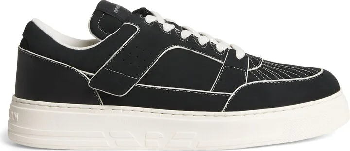 Emporio Armani Vachetta Leather Sneakers