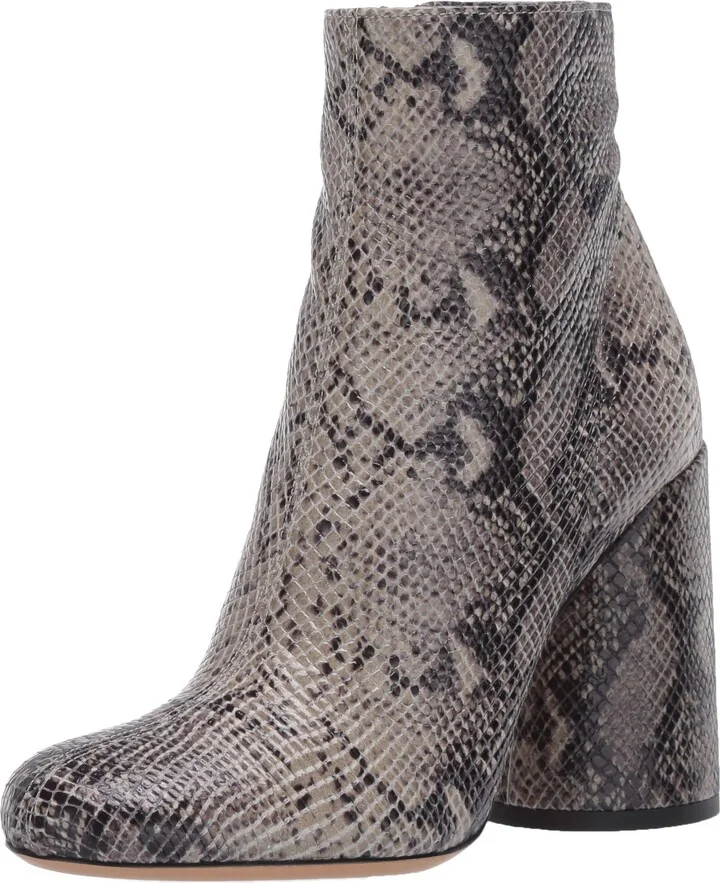 Emporio Armani Women's Snake Printed Ankle Boot