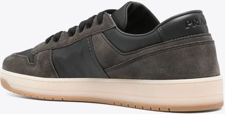Enamel-Triangle Suede Sneakers - Image 2