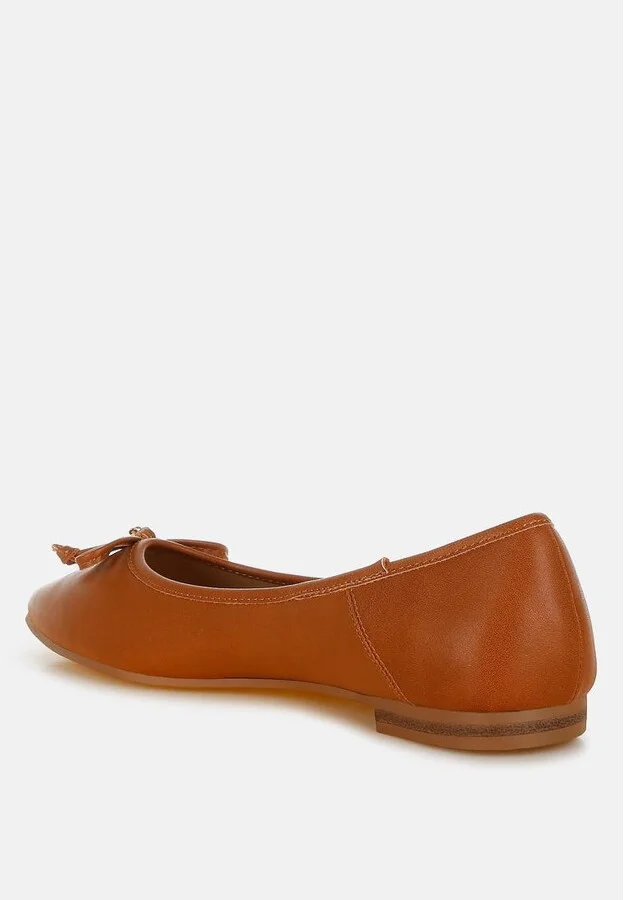 Enchanted Faux Leather Casual Ballerinas - Image 3